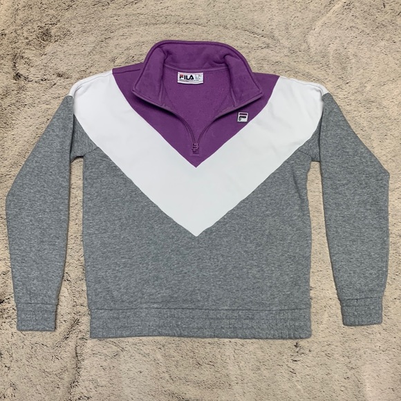 NWOT Fila Half-Zip Sweatshirt - Picture 3 of 10